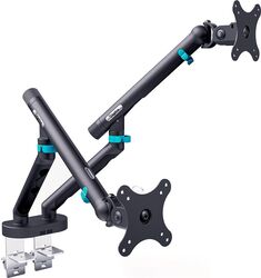 Digitus Desk Mount | Tilt, rotation, pivot | Dual design monitor mount, 2x 35", 2x 10 kg | 35 " | Maximum weight (capacity) 20 kg | Black