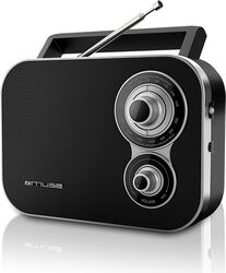 Muse | M-051R | 2-band portable radio | Black