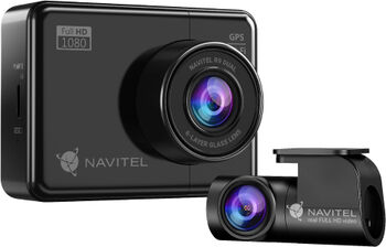 Navitel | R9 DUAL | Wi-Fi | Two-channel Full HD Dashcam | Audio recorder