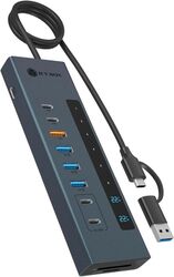 Raidsonic Icy Box USB Hub 11-in-1 USB-C Hub USB 3.2 Gen 2 PD | IB-HUB1742CR-C2PD