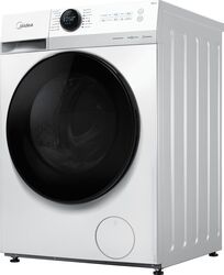 Midea | Washing Machine | MF200W80WB/W-HR | Energy efficiency class A | Front loading | Washing capacity 8 kg | 1400 RPM | Depth 48 cm | Width 60 cm | Display | LCD | Steam function | White
