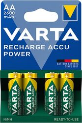 Acumulator aa 2600mah blister 4 buc varta - putere de lungă durata
