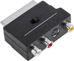 Ad. euroscart-3rca+svhs - adaptor scart cu 3 rca si svhs