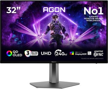 AOC | AG326UZD2 | 32 " | QD-OLED | UHD | 16 9 | 240 Hz | 0.03 ms | 3840 x 2160 pixels | 1000 cd/m