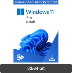 Microsoft Windows 11 Pro 32/64 bit Retail - Licență Electronică