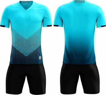 Set albastru Sport Baieti 2 Piese Tricou si Pantaloni 100 Poliester Respirabil 4XS 3-4 ani