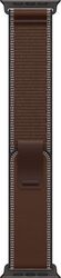 Apple 49mm Dark Umber Trail Loop | S/M (130-180 mm) | 90% recycled polyester, 100% recycled spandex, 90% recycled titanium, 60% recycled nylon | Brown — imaginea 2