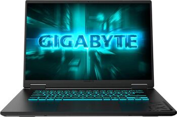 Laptop Gaming GIGABYTE A16 EVH (Procesor Intel® Core™ Ultra 9 185H (24M Cache, up to 5.10 GHz) 16inch WUXGA 165Hz, 16GB, 512GB SSD, GeForce RTX 5060 @8GB, Negru)