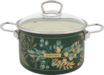 Oală 4l cu capac Bakery Metalac email/20cm/4l — imaginea 2