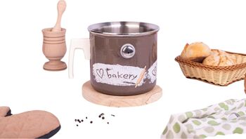 Oală pentru gătit la abur 2l Bakery Metalac email/16cm/2l