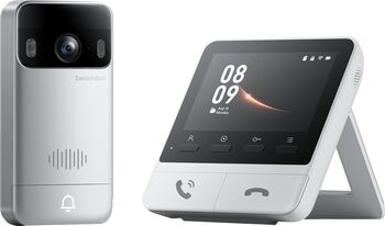 Switchbot video doorbell incl. display (white/silver)
