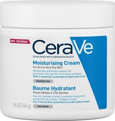 Crema Hidratanta CeraVe pentru Piele Uscata și Foarte Uscata cu Ceramide și Acid Hialuronic 454g — imaginea 2