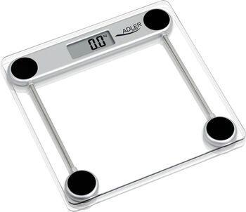 Adler Maximum weight capacity 150 kg Accuracy 100 g Glass