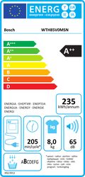 Uscător de rufe Bosch WTH85V0MSN