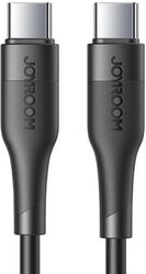 Cablu Date Încărcare Joyroom Fast Charging Usb-c La Usb-c Pd 60w 1.2m Negru S-1230m3