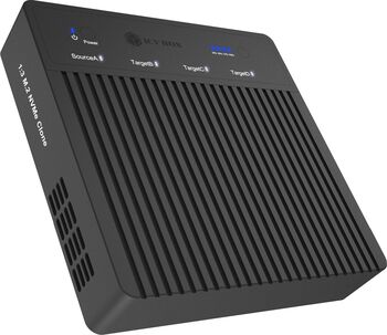 Adaptor Raidsonic 4-Bays USB4 pentru duplicare (1 3), compatibil cu SSD NVMe M.2, model IB-4013MCL-C4