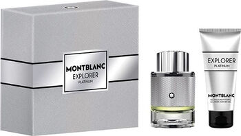 Montblanc Set Mont Blanc Explorer Platinum Barbati Eau De Parfum 60ml + Gel De Dus 100ml