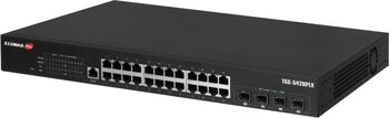 Switch Edimax TGS-5428PLX, 24 porturi 2.5GbE L2, VLAN, PoE++, 6 porturi 10GbE SFP+