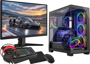 VIST Stellar Sistem PC Ryzen 7 8700F Ram 32GB NVIDIA GeFroce RTX 5060 SSD 1TB M.2 WIFI Windows 11 Pro preinstalat — imaginea 6