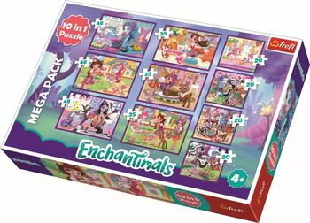 Puzzle Trefl 10in1 Aventurile Enchantimals