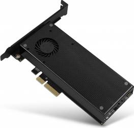 Adaptor AXAGON Active cooler PCI-E 3.0 4x DUAL M.2 SSD