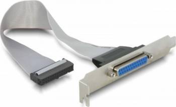 Adaptor Bracket Delock 1xParalel la DB25 