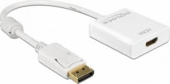 Adaptor Delock 4K Active DisplayPort 1.2 - HDMI White 