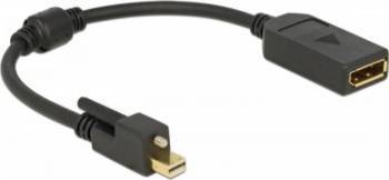 Adaptor Delock 62638 mini Displayport T 20 pini - Displayport M 20 pini 