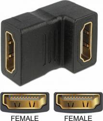 Adaptor Delock 65075 HDMI M - HDMI M unghi 90 grade jos