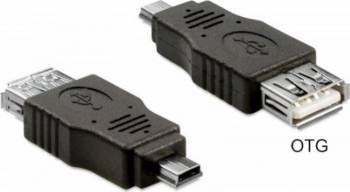Adaptor Delock 65399 Mini USB T - USB 2.0 OTG M