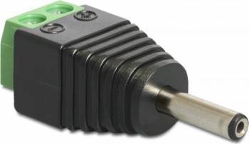 Adaptor Delock 65434 DC 1.3 x 3.55 mm T - Bloc terminal 2 pini 