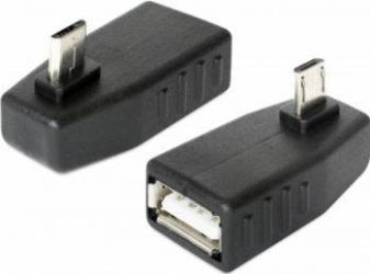 Adaptor Delock 65473 micro USB 2.0 T tip B - USB M tip A OTG Unghi 270 