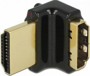 Adaptor Delock HDMI-A T-M unghi 90 grade sus 4K carcasa metalica 
