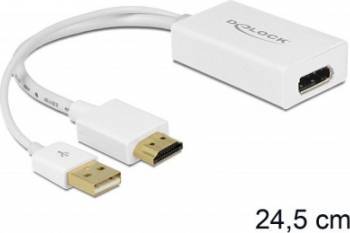 Adaptor Delock Hdmi la Displayport 1.2 4K 
