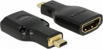 Adaptor Delock HDMI la micro-D HDMI M-T metalic 4K