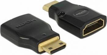 Adaptor Delock HDMI la mini-C HDMI M-T metalic 4K