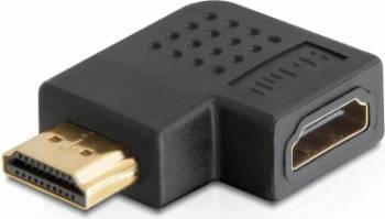 Adaptor Delock HDMI T - M unghi 90 grade dreapta 