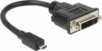 Adaptor Delock micro HDMI-D la DVI 24+5 pini T-M 20cm 