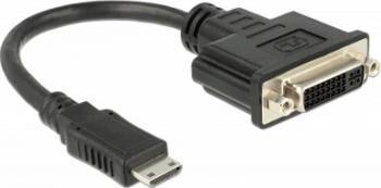 Adaptor Delock mini HDMI-C la DVI 24+5 pini T-M 20cm 