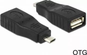 Adaptor Delock OTG USB 2.0 A la micro USB B M-T
