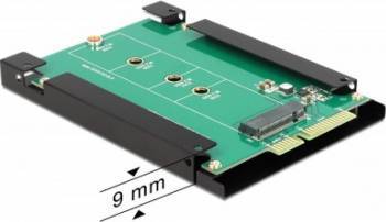 Adaptor Delock SATA 22 Pini la M.2 NGFF pana la 9mm 