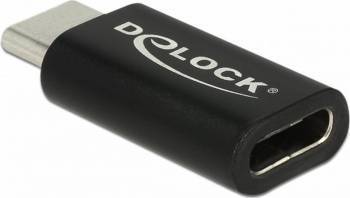 Adaptor Delock SuperSpeed USB 10 Gbps (USB 3.1 Gen 2) USB tip C T-M port saver 