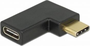 Adaptor Delock USB-C 3.1 Gen 2 unghi 90 grade stanga-dreapta 