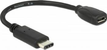 Adaptor Delock USB tip C la micro-B 2.0 15cm T-M