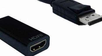 Adaptor Displayport la HDMI T-M Negru 15 cm 