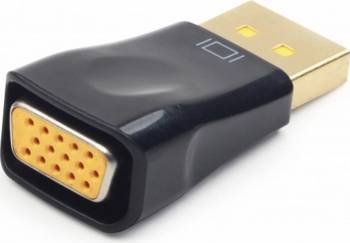 Adaptor Gembird DisplayPort la VGA Negru 