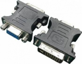 Adaptor Gembird DVI-I la VGA tata-mama 