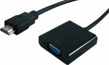 Adaptor HDMI la VGA 15cm 