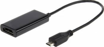 Adaptor microUSB la HDMI 5-pin MHL 