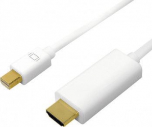 Adaptor LogiLink Mini DisplayPort T - HDMI Type A T 1m Alb